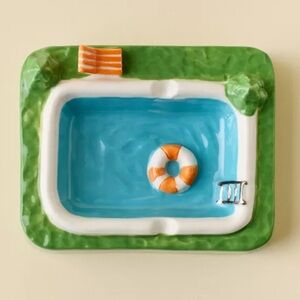 Urban Outfitters Home Pool Day Ceramic Ashtray | NWT